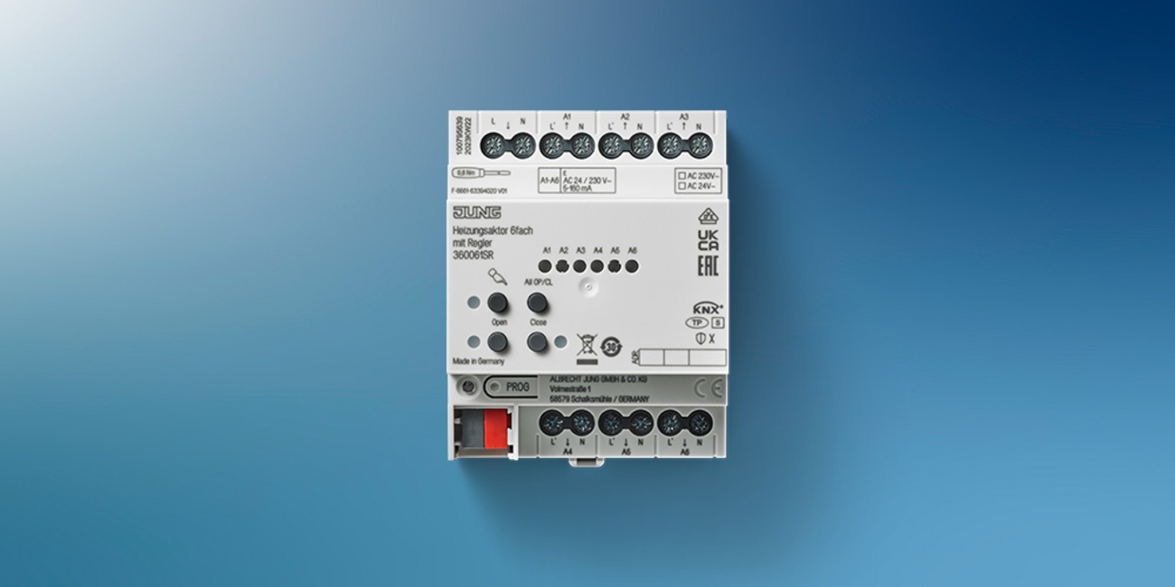 KNX Heizungsaktor 6-fach bei Neuwirdt-Elektrotechnik GmbH in Dornburg-Thalheim